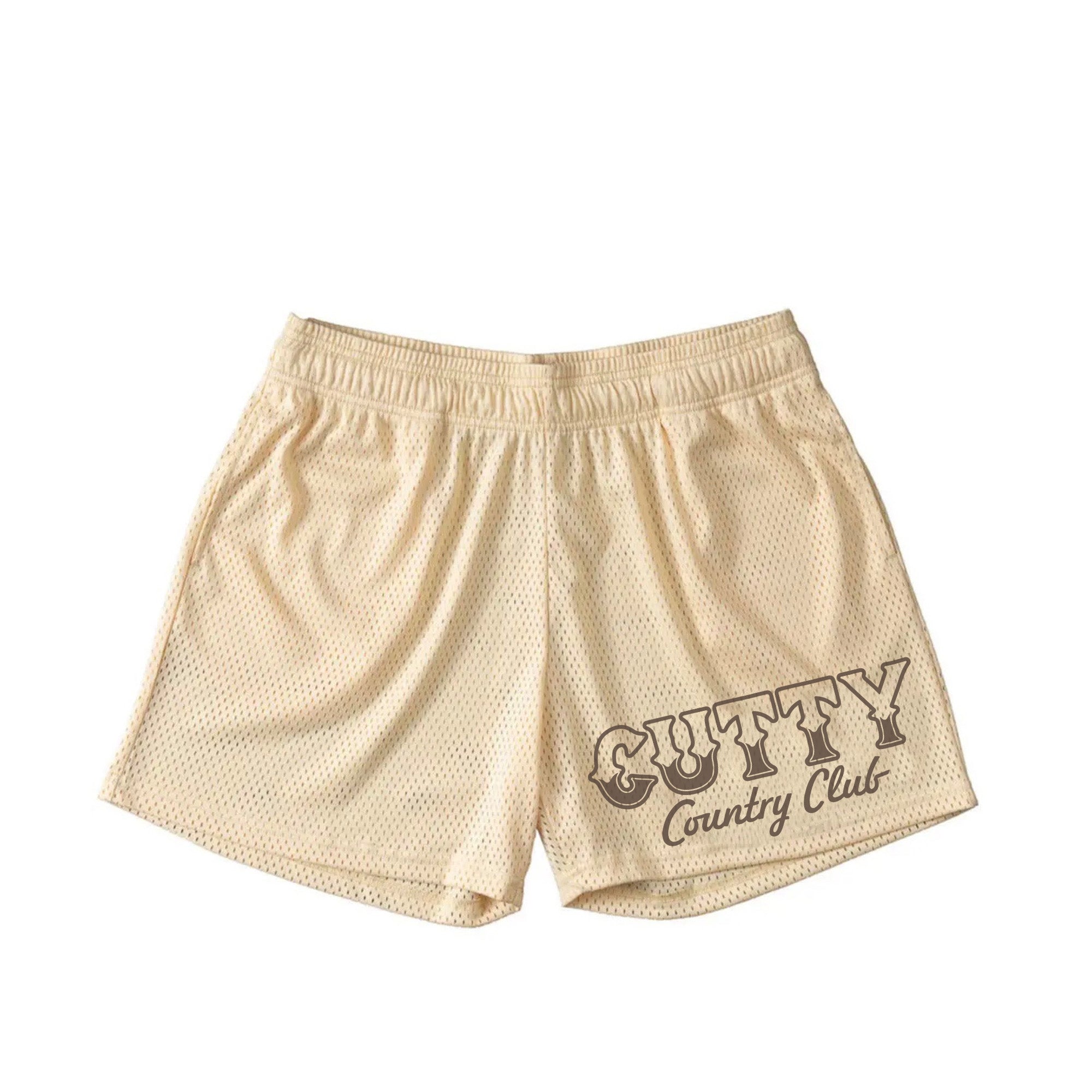 Cutty Country Club Shorts - Cream
