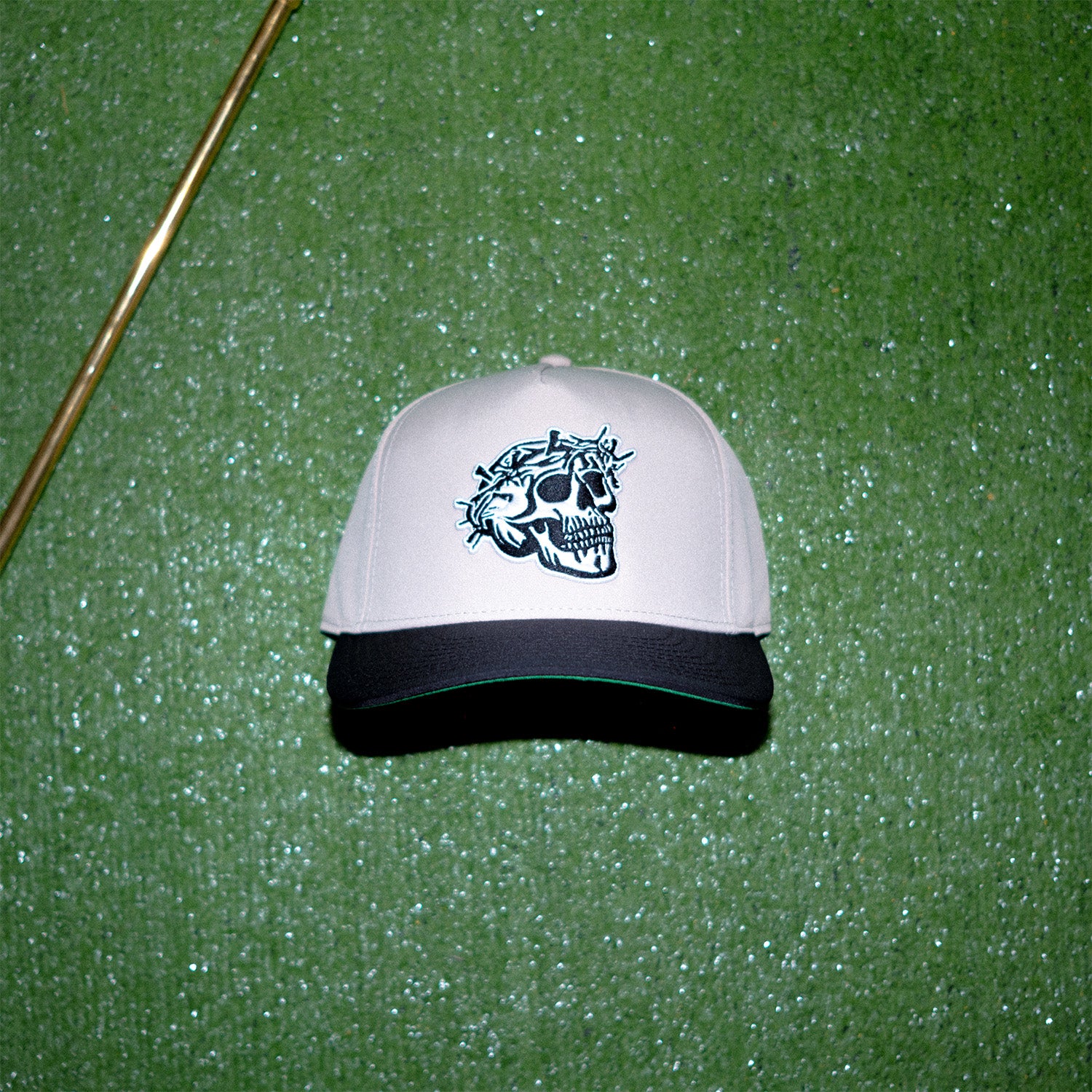 Skully Snapback - Tan